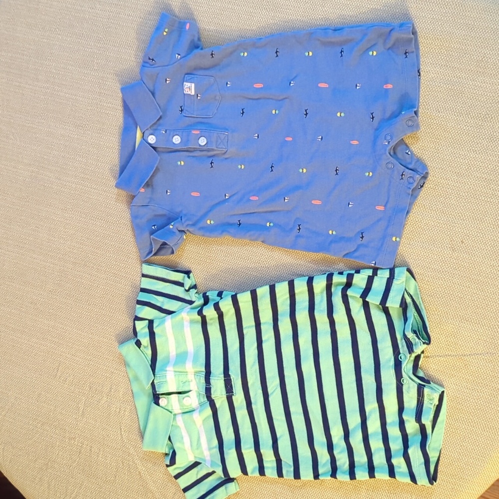 ❣5 for $25 Sale❣ 2 Carter's Collared Onesies